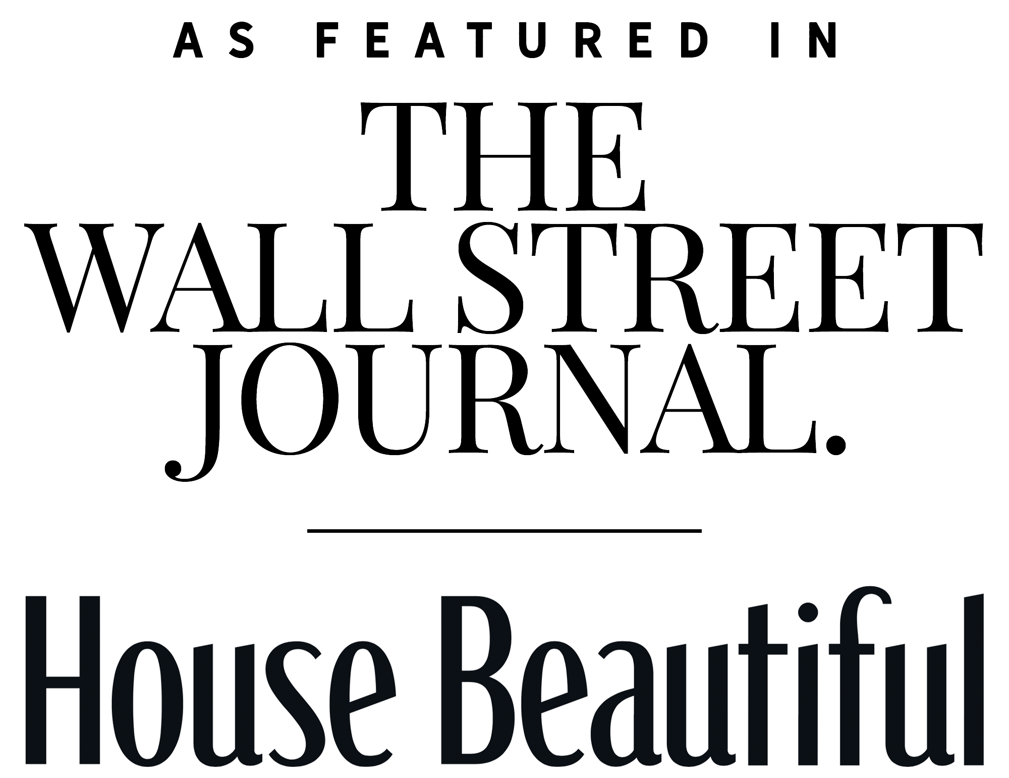 As featured in The Wall Street Journal