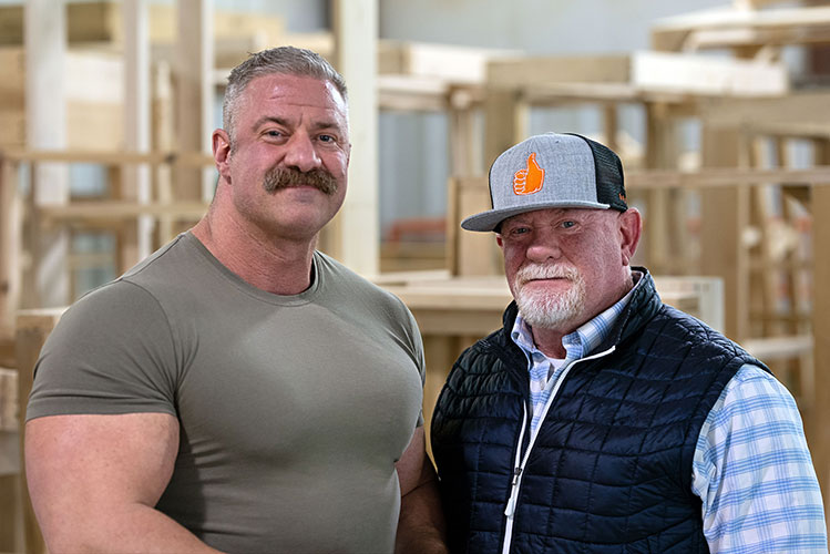 Chris Stout-Hazard and Roger Hazard