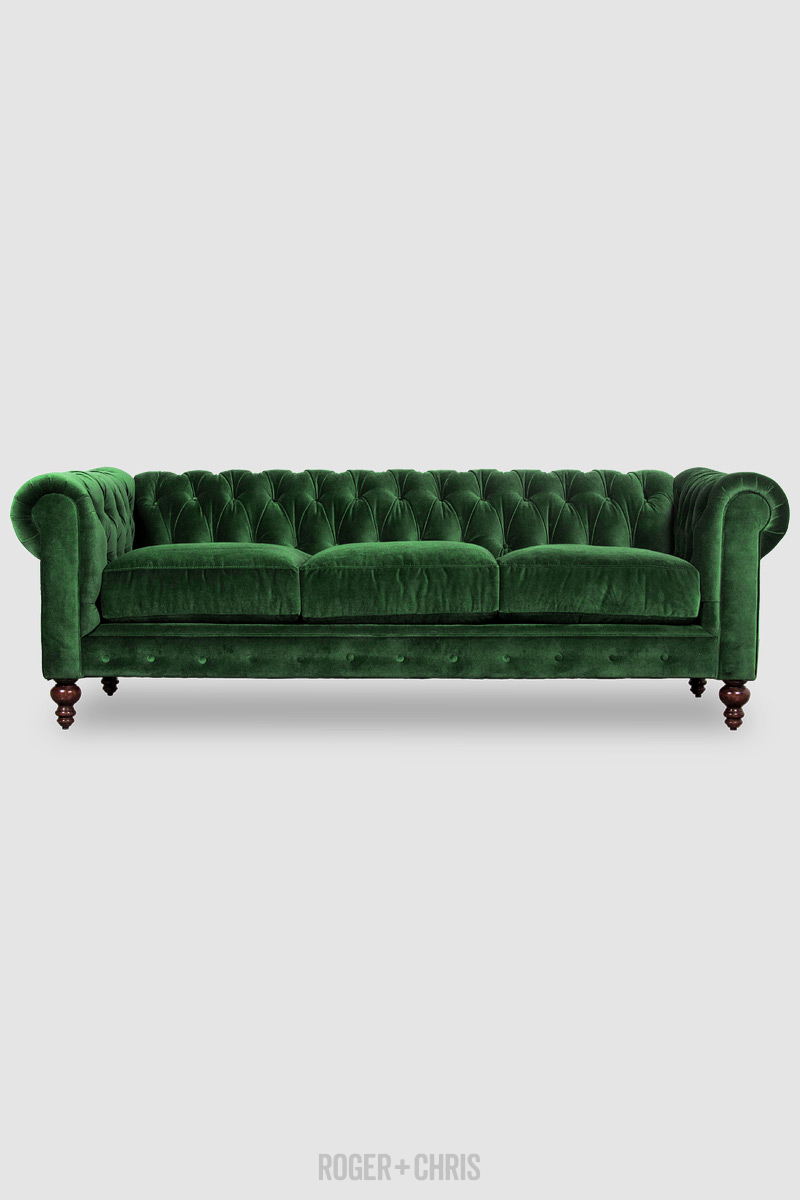 Chesterfield Sofas, Armchairs, Sectionals, Sleepers | Leather, Fabric, Linen | Made in USA | Higgins