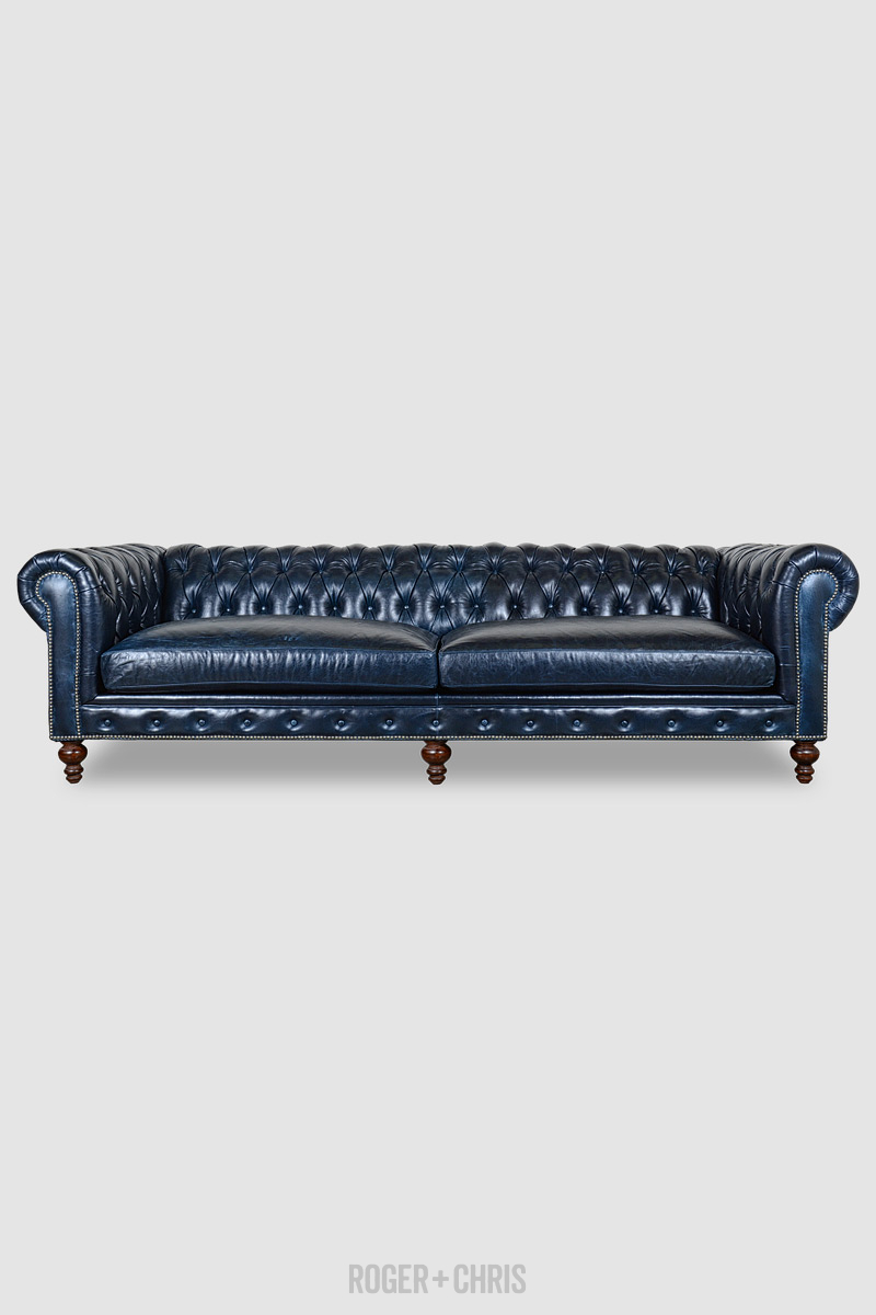 Chesterfield Sofas, Armchairs, Sectionals, Sleepers | Leather, Fabric, Linen | Made in USA | Higgins