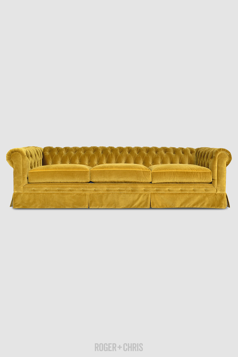 Chesterfield Sofas, Armchairs, Sectionals, Sleepers | Leather, Fabric, Linen | Made in USA | Higgins