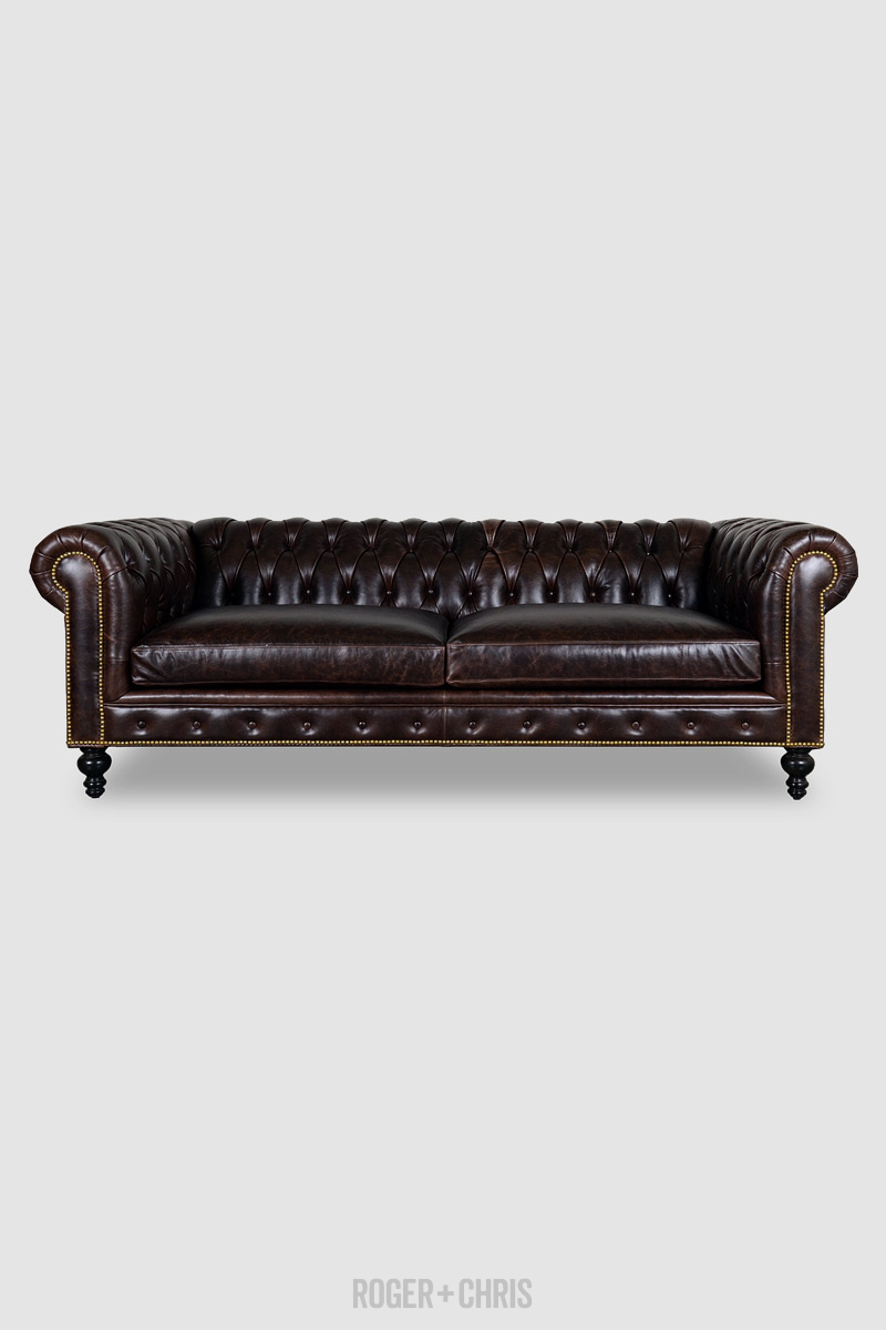 Chesterfield Sofas, Armchairs, Sectionals, Sleepers | Leather, Fabric, Linen | Made in USA | Higgins