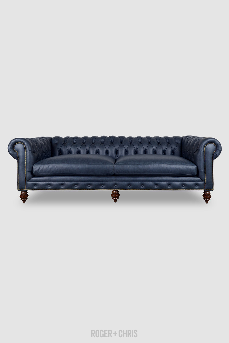Chesterfield Sofas, Armchairs, Sectionals, Sleepers | Leather, Fabric, Linen | Made in USA | Higgins