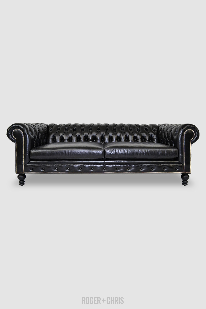 Chesterfield Sofas, Armchairs, Sectionals, Sleepers | Leather, Fabric, Linen | Made in USA | Higgins