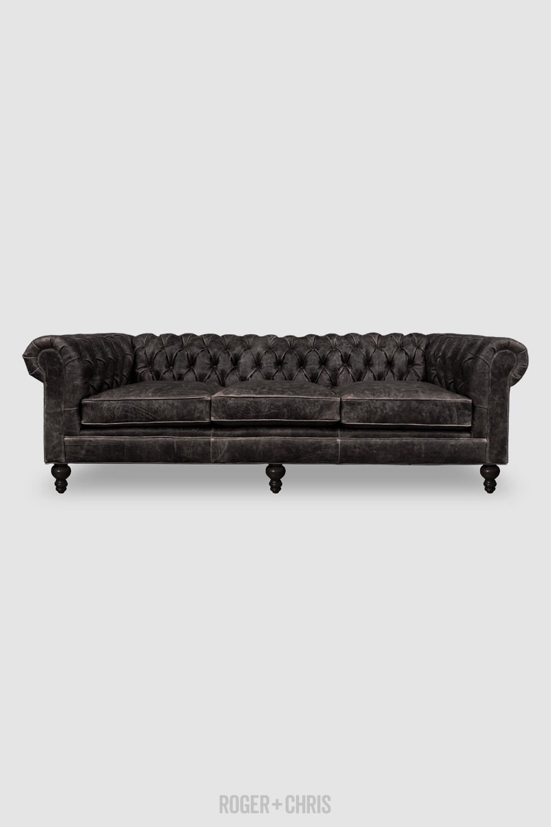 Chesterfield Sofas, Armchairs, Sectionals, Sleepers | Leather, Fabric, Linen | Made in USA | Higgins