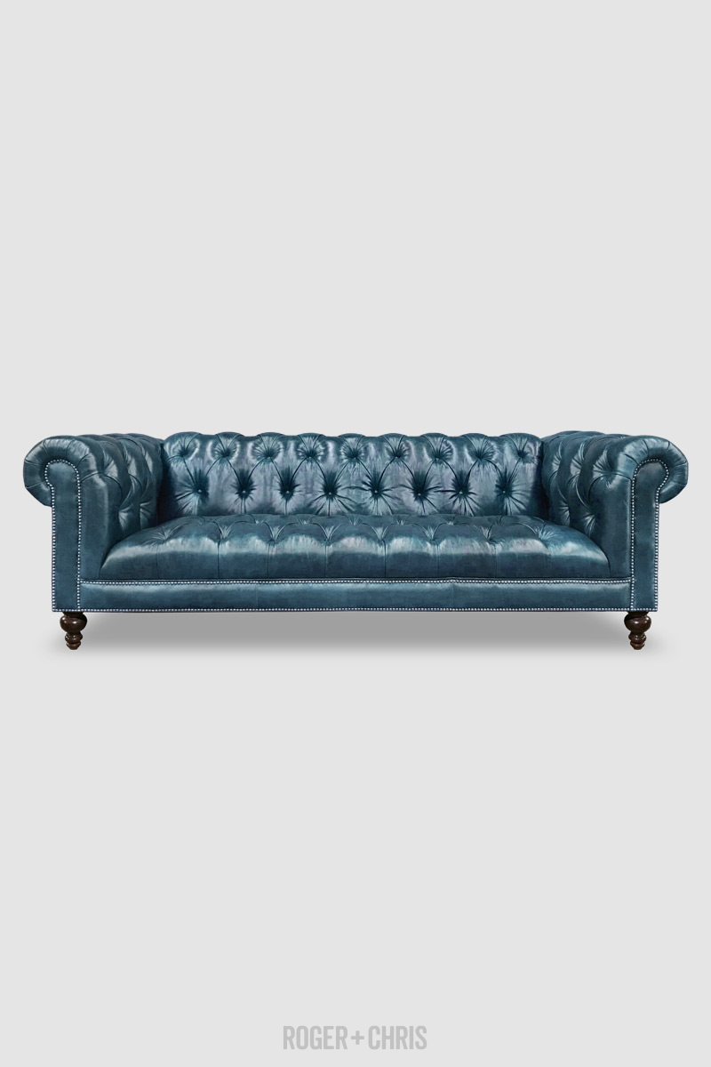 Chesterfield Sofas, Armchairs, Sectionals, Sleepers | Leather, Fabric, Linen | Made in USA | Higgins