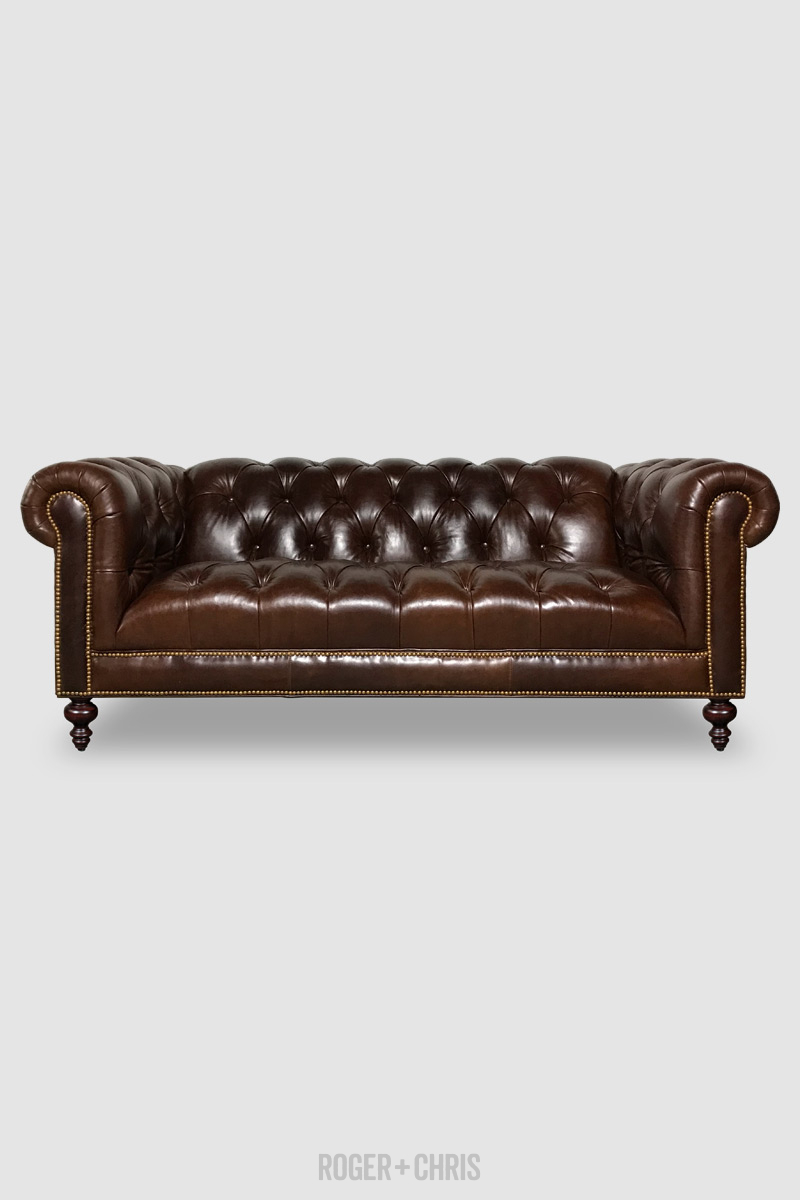 Chesterfield Sofas, Armchairs, Sectionals, Sleepers | Leather, Fabric, Linen | Made in USA | Higgins