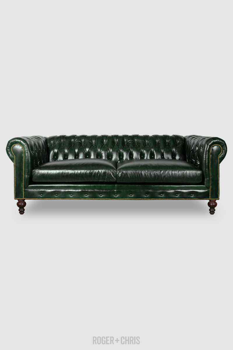 Chesterfield Sofas, Armchairs, Sectionals, Sleepers | Leather, Fabric, Linen | Made in USA | Higgins