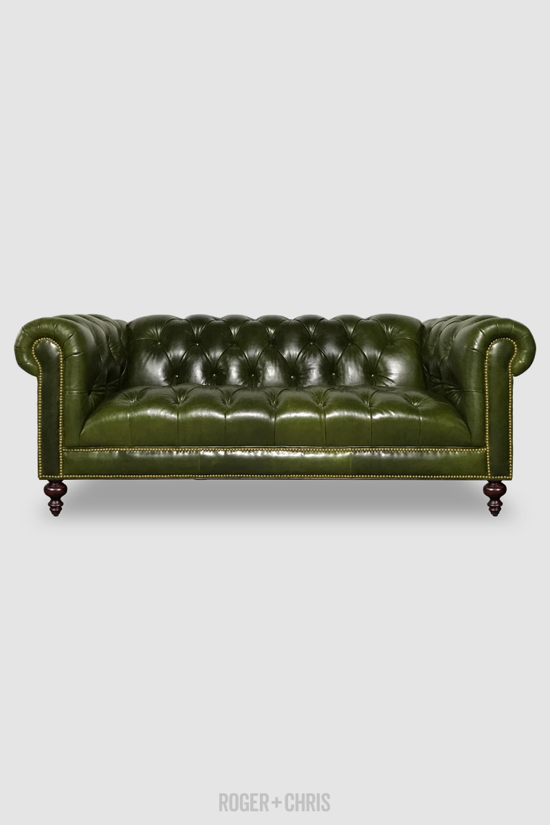 Chesterfield Sofas, Armchairs, Sectionals, Sleepers | Leather, Fabric, Linen | Made in USA | Higgins