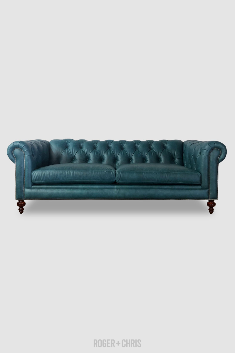 Chesterfield Sofas, Armchairs, Sectionals, Sleepers | Leather, Fabric, Linen | Made in USA | Higgins