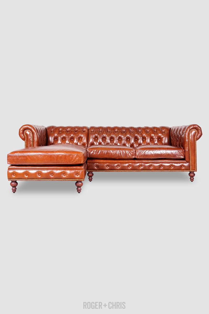 Chesterfield Sofas, Armchairs, Sectionals, Sleepers | Leather, Fabric, Linen | Made in USA | Higgins