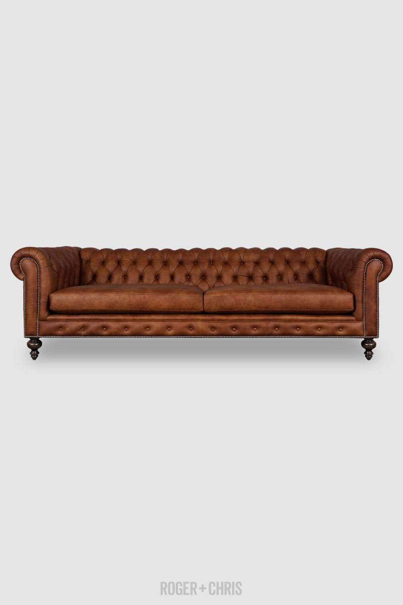 Chesterfield Sofas, Armchairs, Sectionals, Sleepers | Leather, Fabric, Linen | Made in USA | Higgins