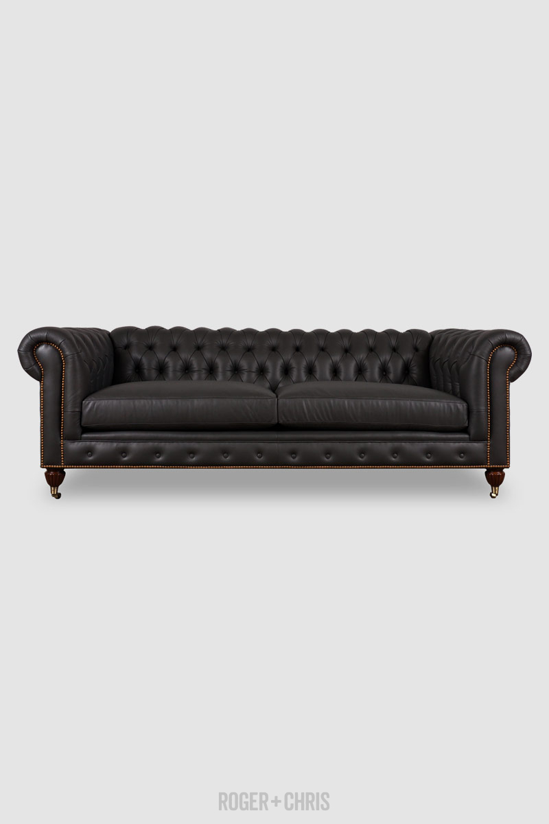 Chesterfield Sofas, Armchairs, Sectionals, Sleepers | Leather, Fabric, Linen | Made in USA | Higgins