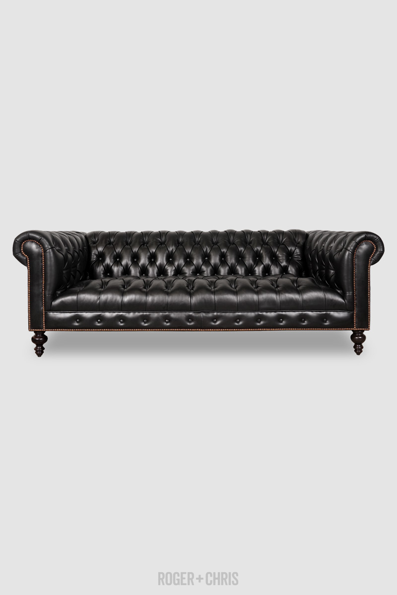 Chesterfield Sofas, Armchairs, Sectionals, Sleepers | Leather, Fabric, Linen | Made in USA | Higgins