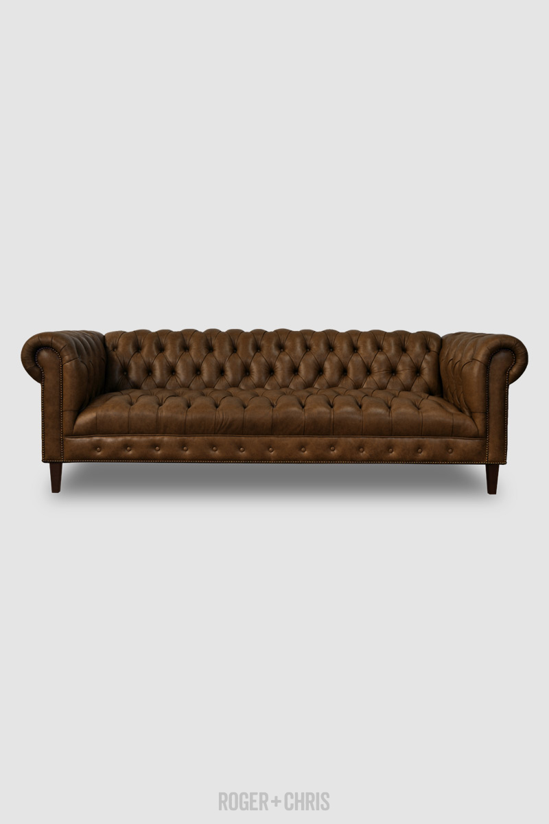 Chesterfield Sofas, Armchairs, Sectionals, Sleepers | Leather, Fabric, Linen | Made in USA | Higgins