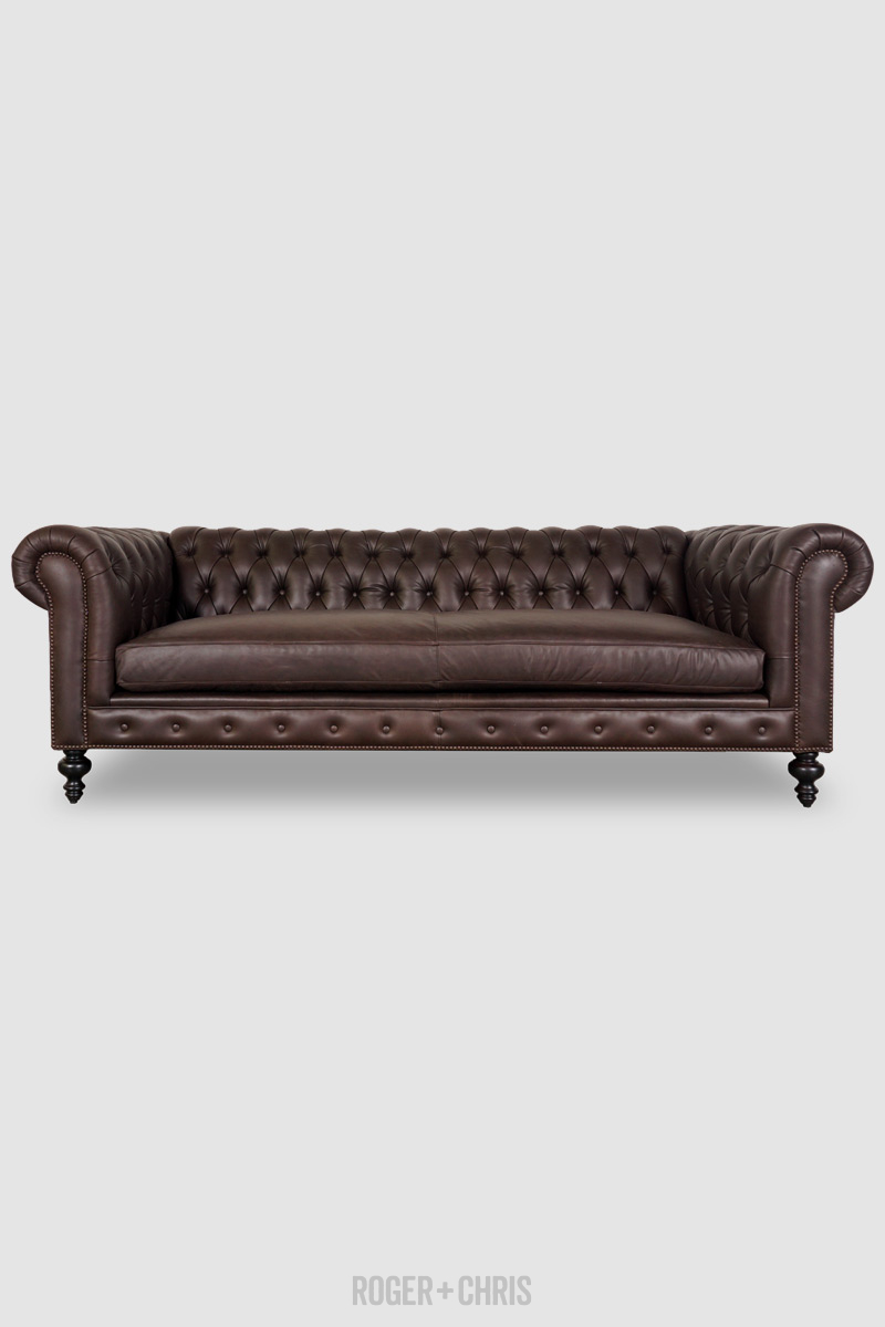 Chesterfield Sofas, Armchairs, Sectionals, Sleepers | Leather, Fabric, Linen | Made in USA | Higgins