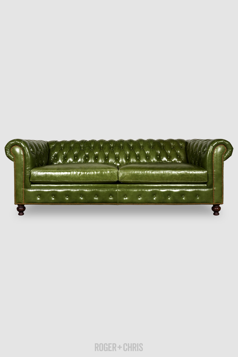 Chesterfield Sofas, Armchairs, Sectionals, Sleepers | Leather, Fabric, Linen | Made in USA | Higgins