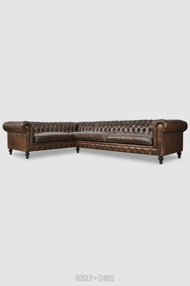 Chesterfield Sofas, Armchairs, Sectionals, Sleepers | Leather, Fabric, Linen | Made in USA | Higgins