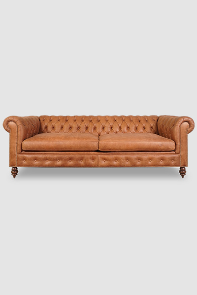 Chesterfield Sofas, Armchairs, Sectionals, Sleepers | Leather, Fabric, Linen | Made in USA | Higgins