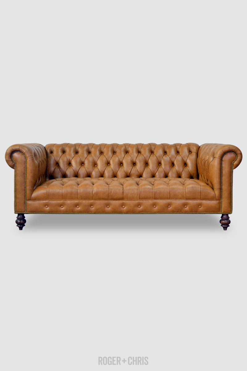 Chesterfield Sofas, Armchairs, Sectionals, Sleepers | Leather, Fabric, Linen | Made in USA | Higgins