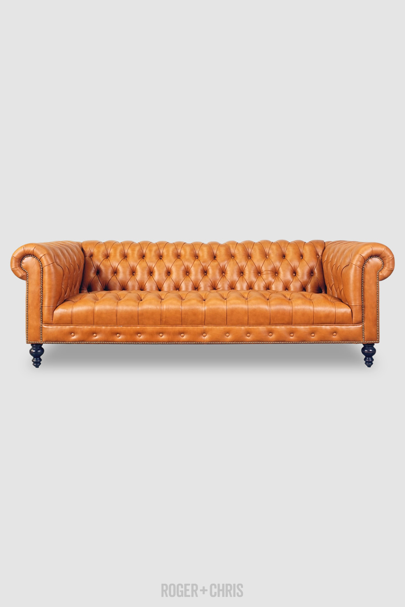 Chesterfield Sofas, Armchairs, Sectionals, Sleepers | Leather, Fabric, Linen | Made in USA | Higgins