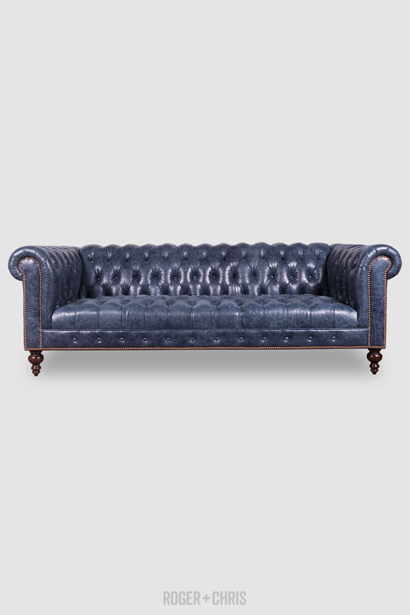 Chesterfield Sofas, Armchairs, Sectionals, Sleepers | Leather, Fabric, Linen | Made in USA | Higgins