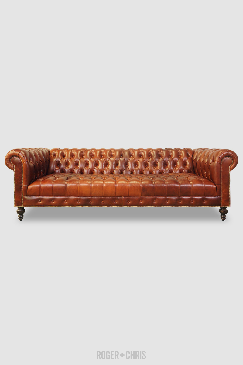 Chesterfield Sofas, Armchairs, Sectionals, Sleepers | Leather, Fabric, Linen | Made in USA | Higgins