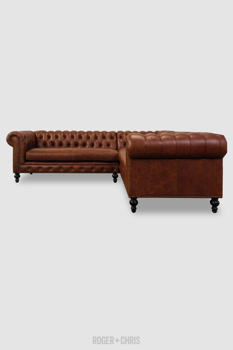 Chesterfield Sofas, Armchairs, Sectionals, Sleepers | Leather, Fabric, Linen | Made in USA | Higgins