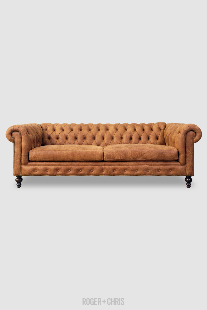 Chesterfield Sofas, Armchairs, Sectionals, Sleepers | Leather, Fabric, Linen | Made in USA | Higgins