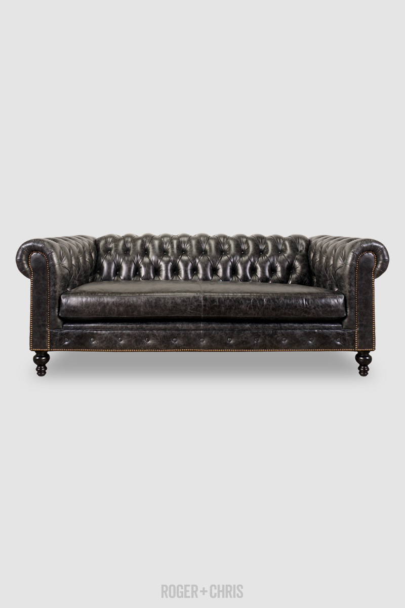 Chesterfield Sofas, Armchairs, Sectionals, Sleepers | Leather, Fabric, Linen | Made in USA | Higgins