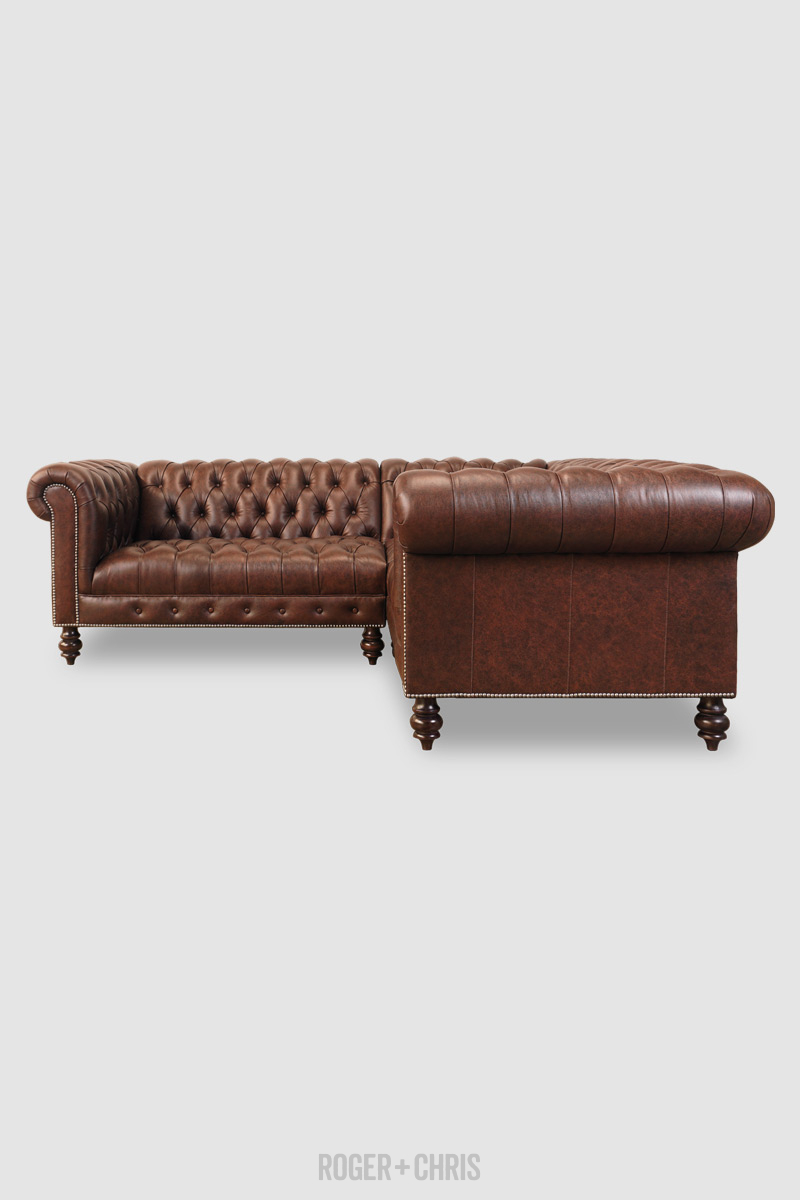 Chesterfield Sofas, Armchairs, Sectionals, Sleepers | Leather, Fabric, Linen | Made in USA | Higgins