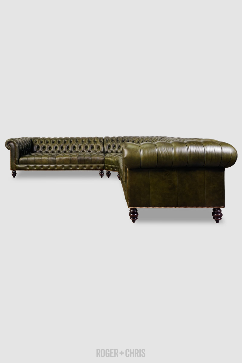 Chesterfield Sofas, Armchairs, Sectionals, Sleepers | Leather, Fabric, Linen | Made in USA | Higgins