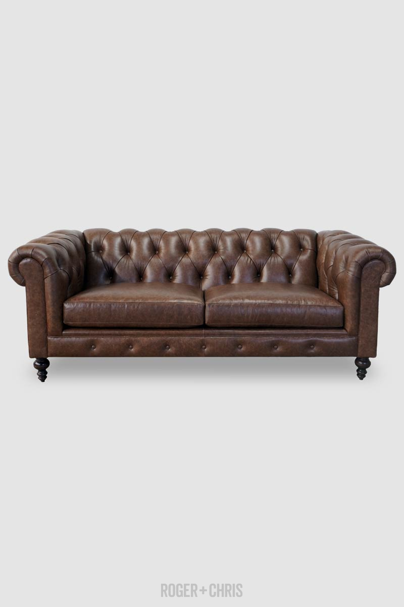 Chesterfield Sofas, Armchairs, Sectionals, Sleepers | Leather, Fabric, Linen | Made in USA | Higgins