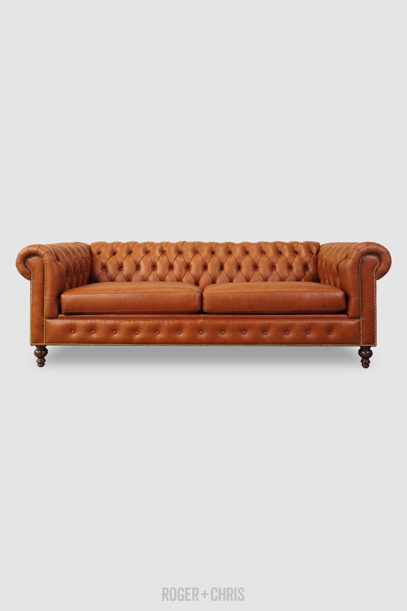 Chesterfield Sofas, Armchairs, Sectionals, Sleepers | Leather, Fabric, Linen | Made in USA | Higgins