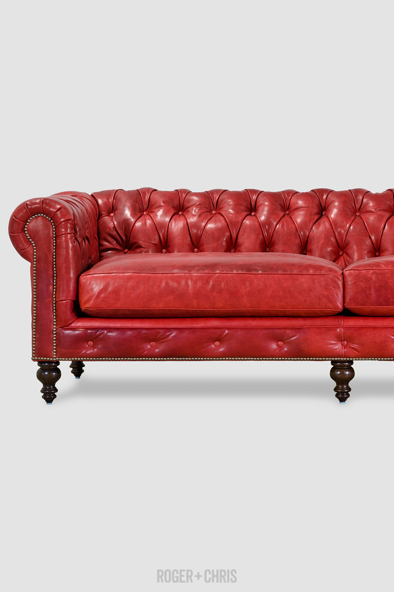 Chesterfield Sofas, Armchairs, Sectionals, Sleepers | Leather, Fabric, Linen | Made in USA | Higgins