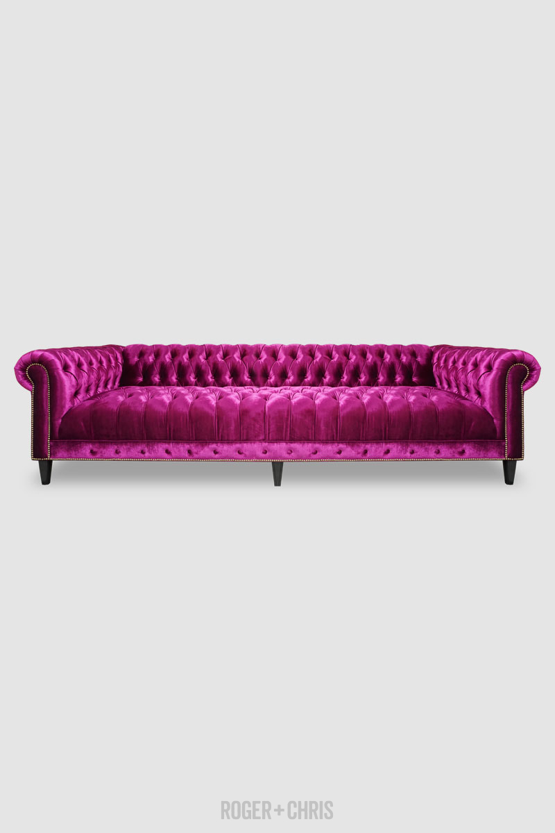 Chesterfield Sofas, Armchairs, Sectionals, Sleepers | Leather, Fabric, Linen | Made in USA | Higgins