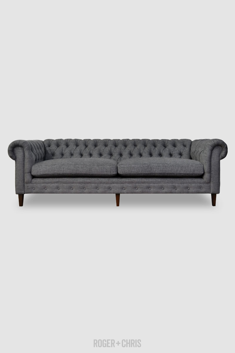 Chesterfield Sofas, Armchairs, Sectionals, Sleepers | Leather, Fabric, Linen | Made in USA | Higgins