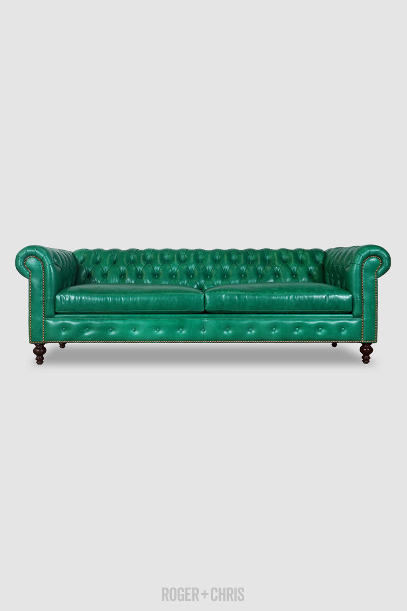 Chesterfield Sofas, Armchairs, Sectionals, Sleepers | Leather, Fabric, Linen | Made in USA | Higgins