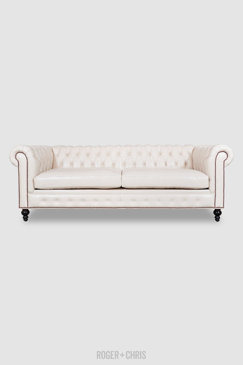 Chesterfield Sofas, Armchairs, Sectionals, Sleepers | Leather, Fabric, Linen | Made in USA | Higgins