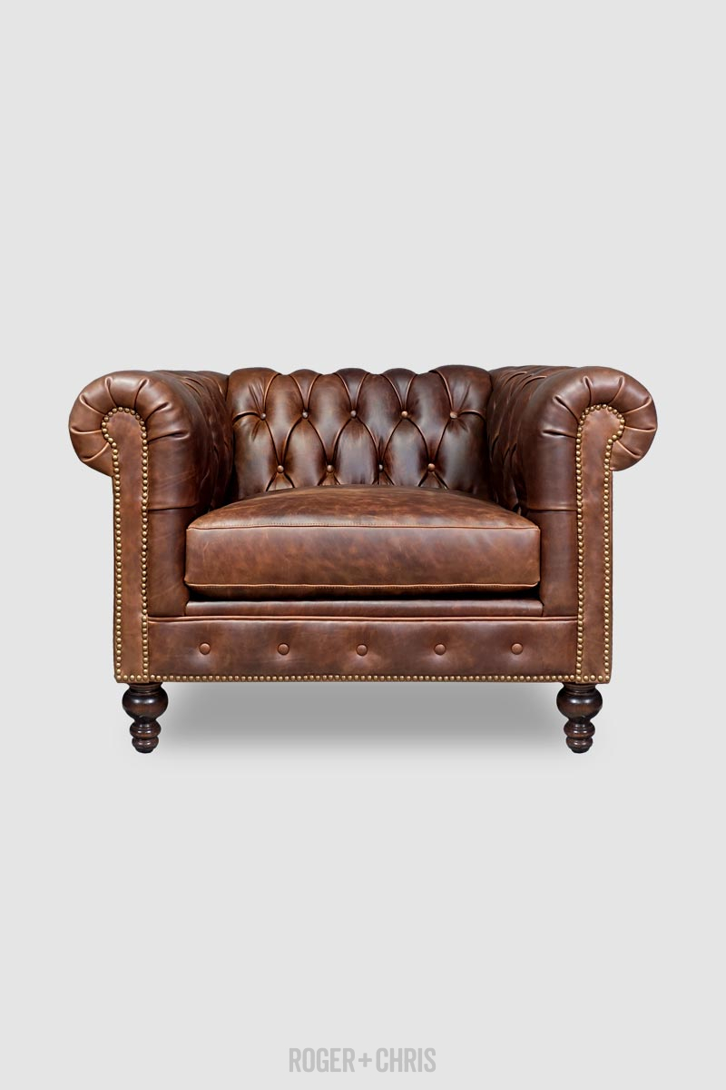 Chesterfield Sofas, Armchairs, Sectionals, Sleepers | Leather, Fabric, Linen | Made in USA | Higgins