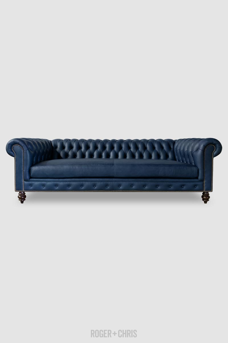 Chesterfield Sofas, Armchairs, Sectionals, Sleepers | Leather, Fabric, Linen | Made in USA | Higgins