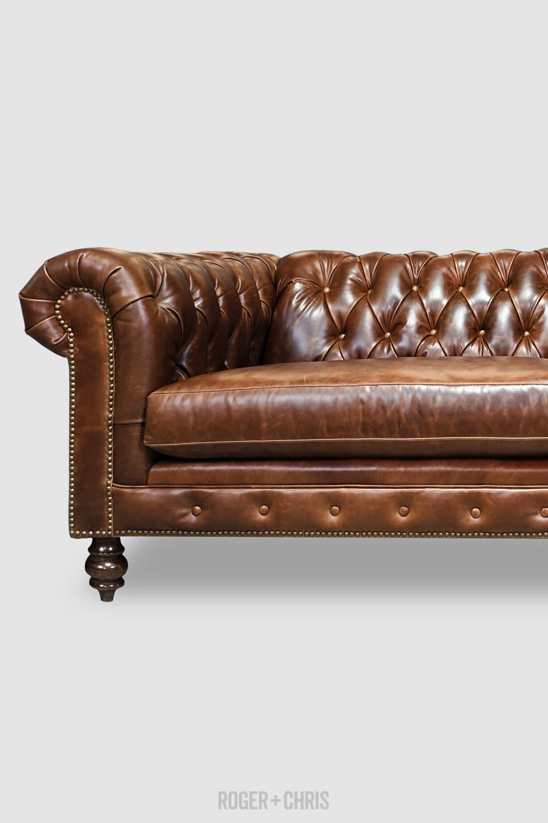Chesterfield Sofas, Armchairs, Sectionals, Sleepers | Leather, Fabric, Linen | Made in USA | Higgins