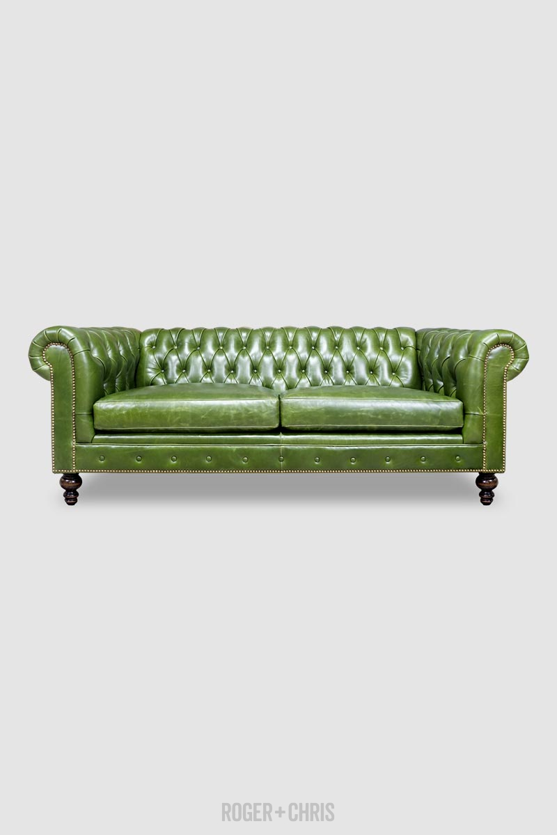 Chesterfield Sofas, Armchairs, Sectionals, Sleepers | Leather, Fabric, Linen | Made in USA | Higgins