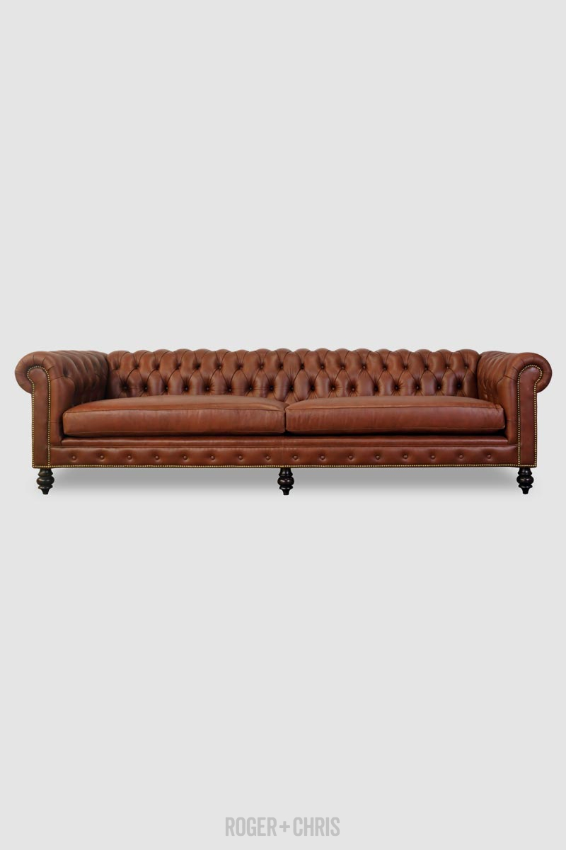 Chesterfield Sofas, Armchairs, Sectionals, Sleepers | Leather, Fabric, Linen | Made in USA | Higgins