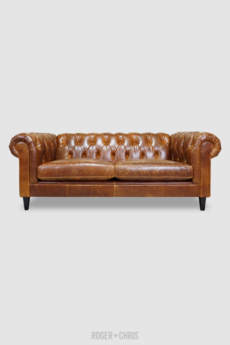 Chesterfield Sofas, Armchairs, Sectionals, Sleepers | Leather, Fabric, Linen | Made in USA | Higgins