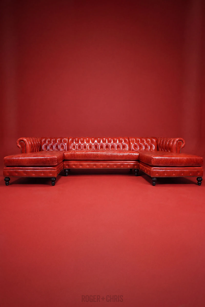 Chesterfield Sofas, Armchairs, Sectionals, Sleepers | Leather, Fabric, Linen | Made in USA | Higgins