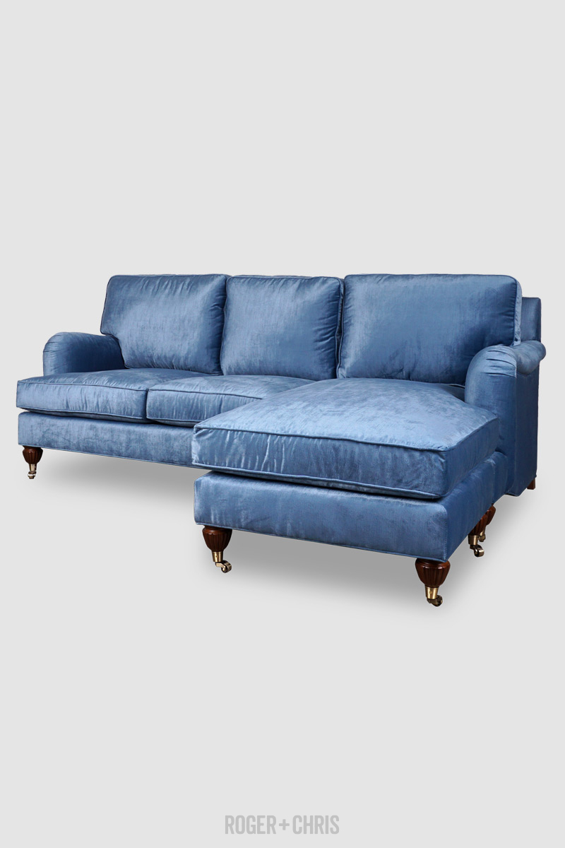 Cushion-Back English Roll-Arm Sofas, Sectionals, Armchairs | Blythe