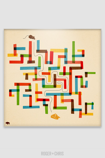 Large Utility Board, Maze