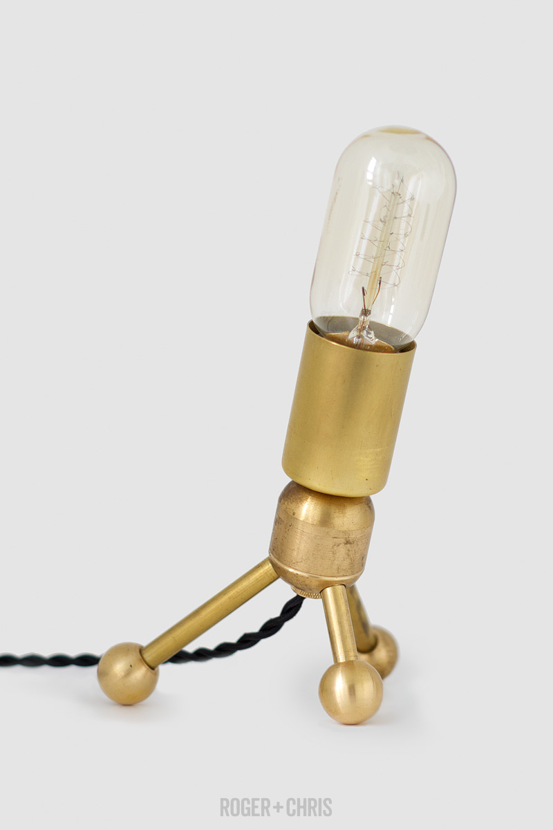 Rocket Brass Accent Lamp