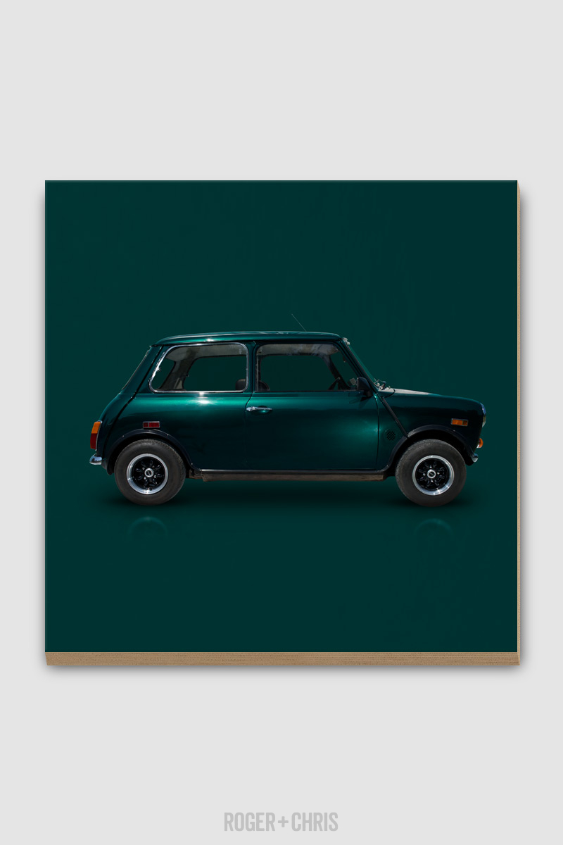 Mini Cooper Microcar Plywood Print